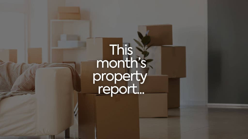Latest: January property market report